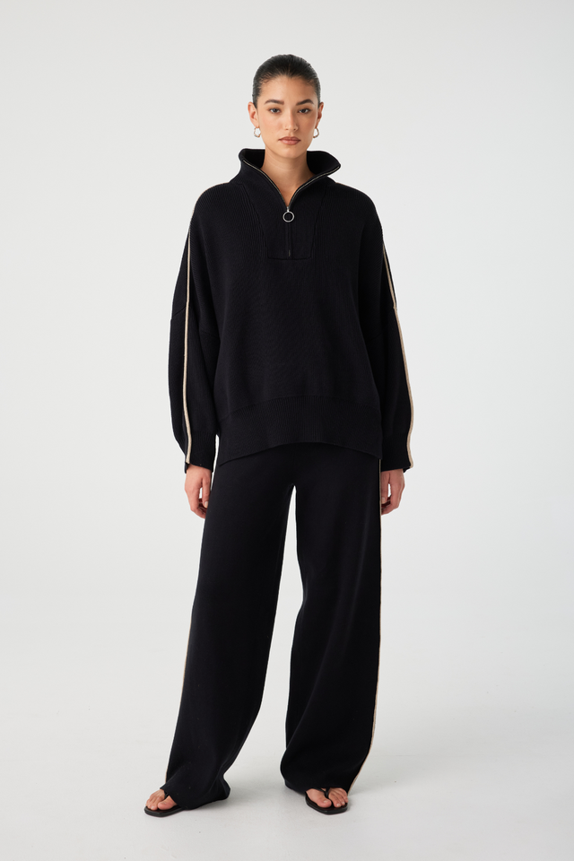 Milan Track Pant - Black