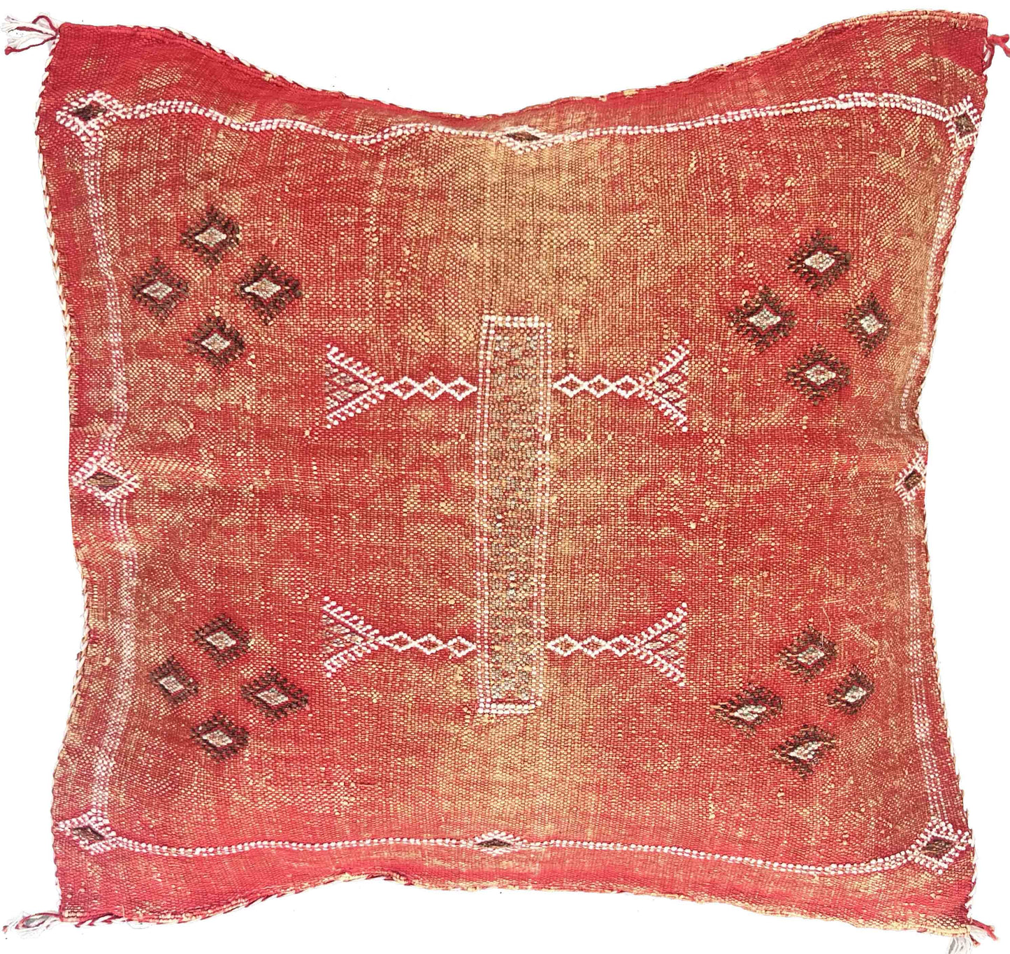 Load image into Gallery viewer, Cactus Silk Cushion 60 x 60cm - Coral
