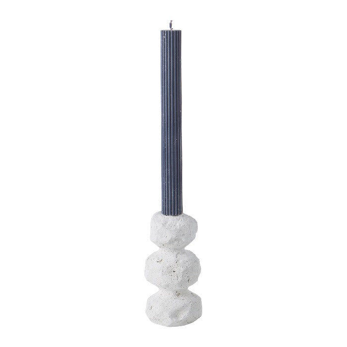 Organic Forms Candle Holder - White
